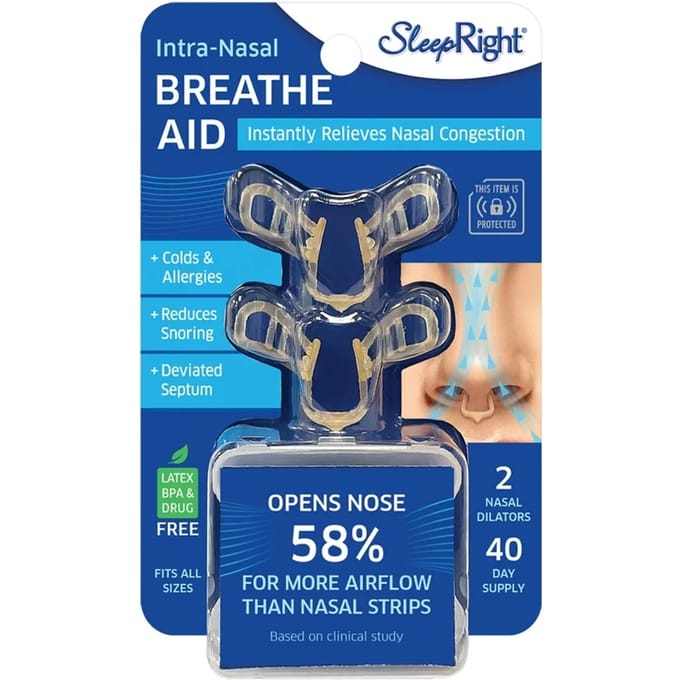 SleepRight Nasal Breathe Aid – Neusspreider 2 stuks