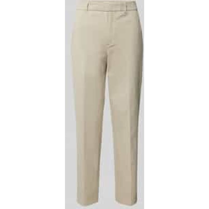 Regular fit pantalon met persplooien