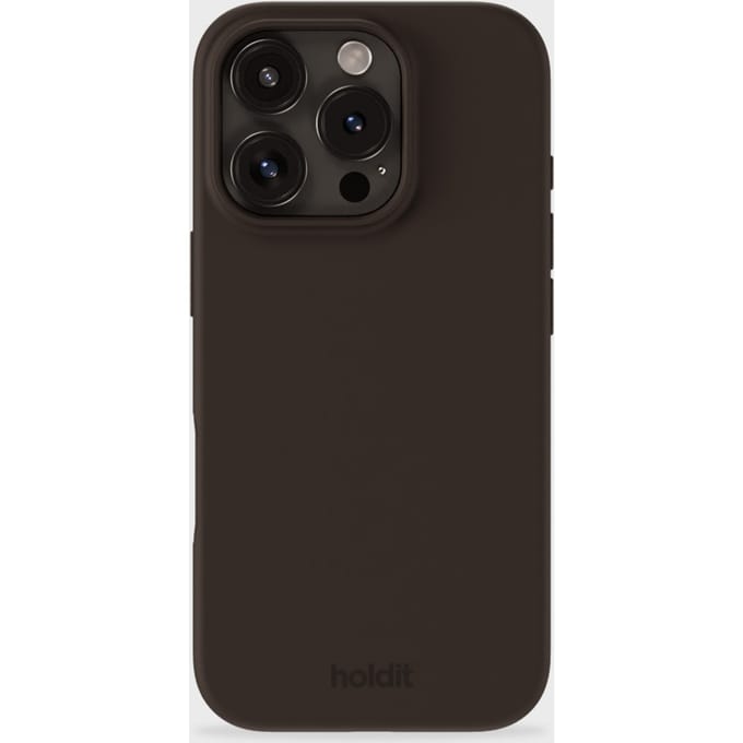 Holdit Silicone Case geschikt voor Apple iPhone 16 Pro Max - Chocolate