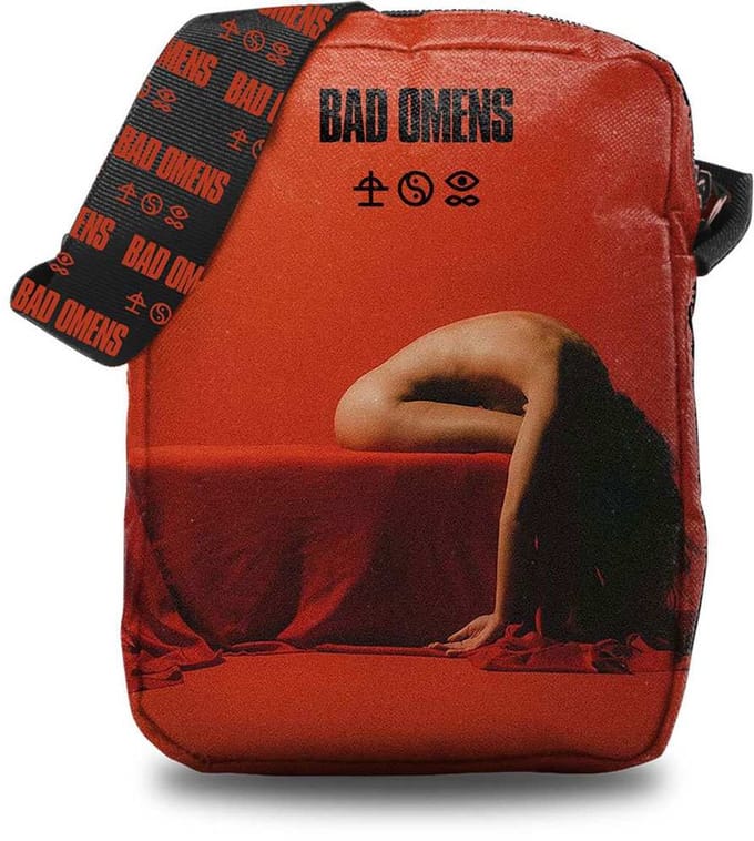 Rocksax Bad Omens - Omens 3 Crossbody tas - Rood/Zwart