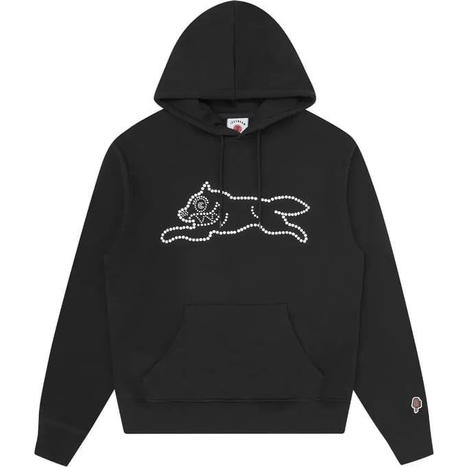 Hoodie Icecream Crystal Running Dog Popover