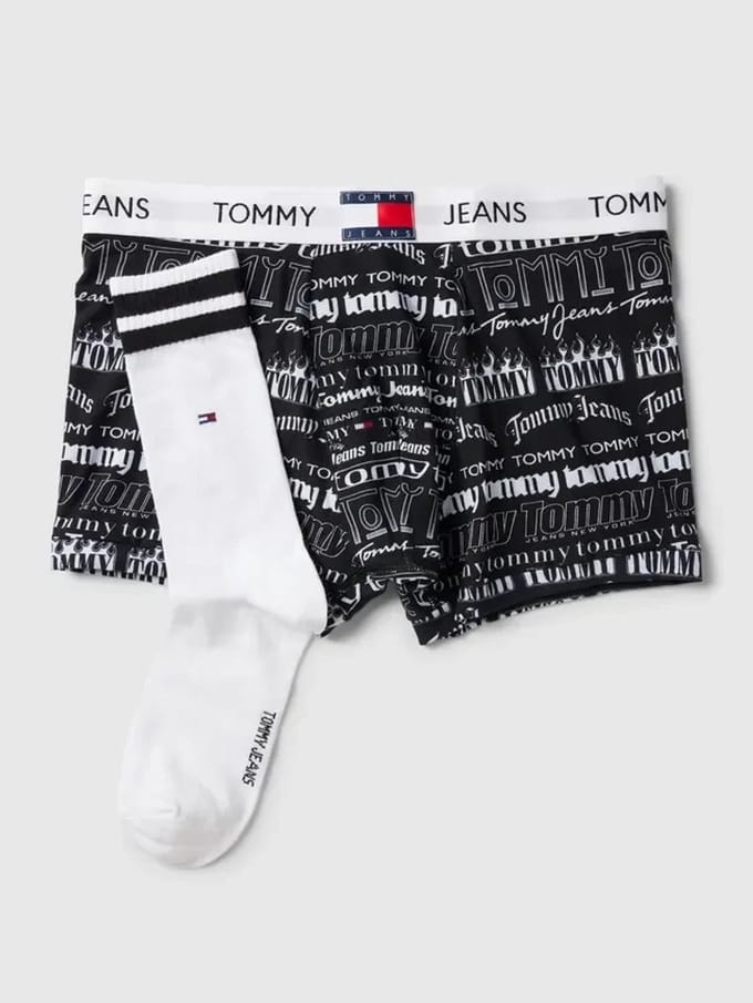 Tommy Hilfiger - Tommy Jeans - Cadeaubox Short & socks - print - M
