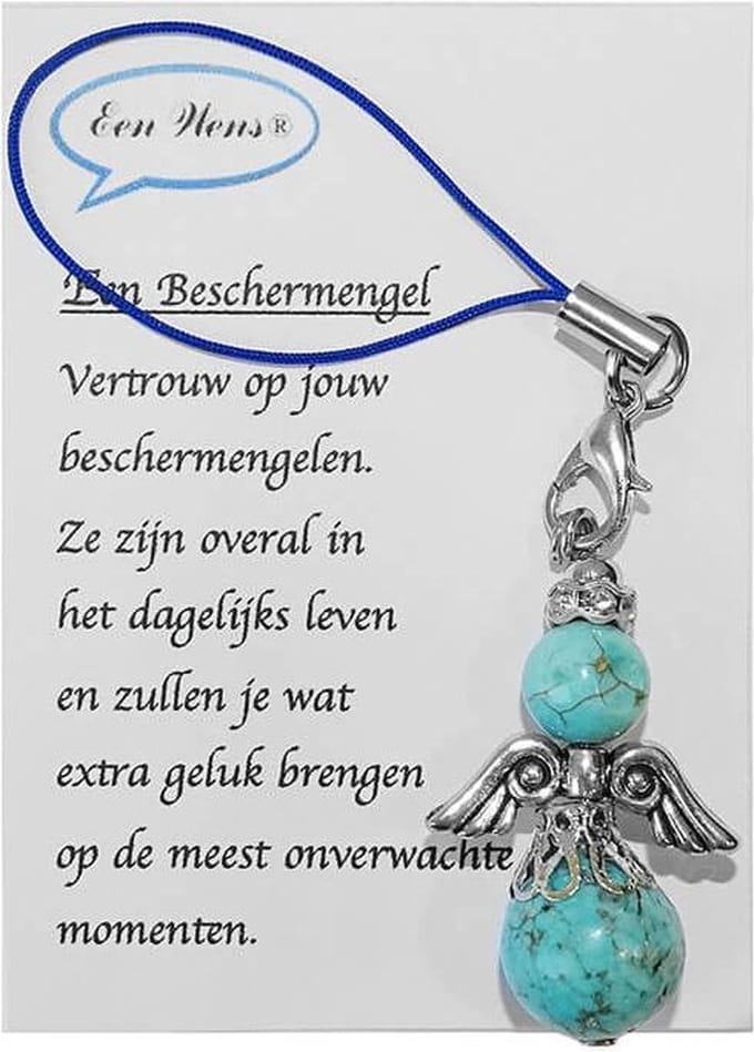 Kleine Halfedelstenen Beschermengel Turquoise