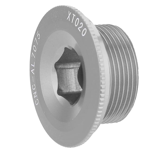 Krukasbout voor Mountain Racefiets Bracket Dop M20*10 Crankstel Schroef BB As Schroeven Titanium zilver