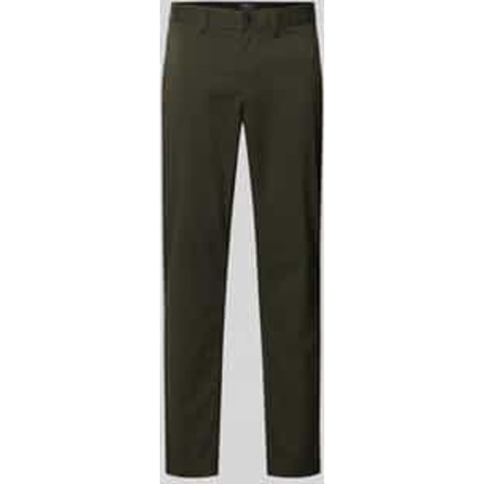 Slim fit stoffen broek met viscose