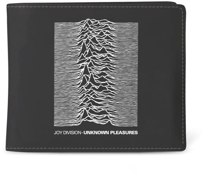Rocksax Joy Division - Unknown Pleasures Bifold portemonnee - Zwart