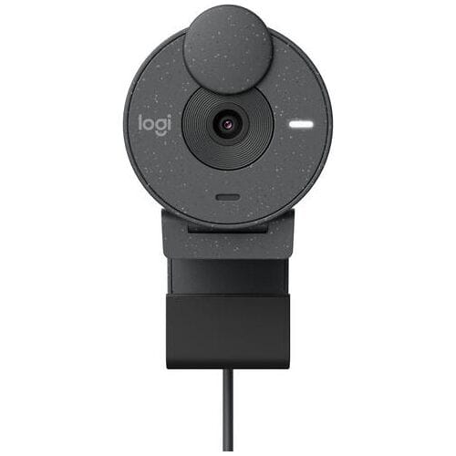 Logitech BRIO 305 graphit Full HD-webcam 1920 x 1080 Pixel Geïntegreerd afdekpaneel, Microfoon