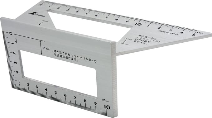 Shinwa Aanslag-hoekmeter 45°/90° (32722)