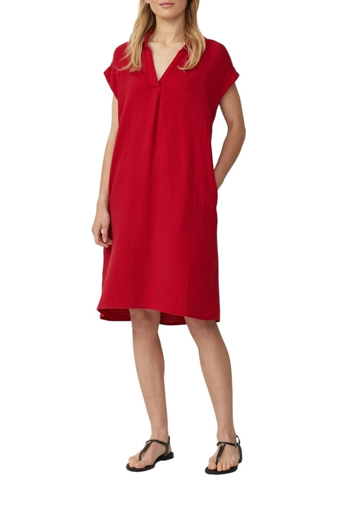 s.Oliver Dresses Red Taglia: 34 | Abiti in T-Shirt Outlet | Donna | Rosso
