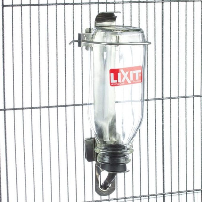 Lixit - Drikfles Large - drinkfles - ara's - papegaaien - RVS