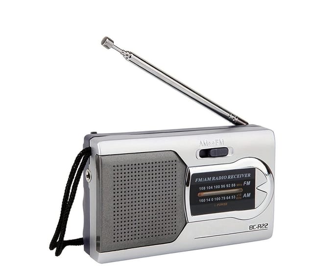 Livé® Compacte AM FM Radio – Draagbaar – Geïntegreerde Speaker
