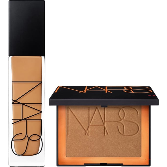 NARS Natural Longwear Foundation 30ml and NARS Blush Orgasm 4.8g Bundle (Various Shades) - Cadiz