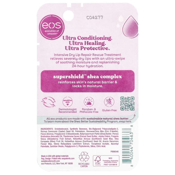 EOS Intensieve Droge Lippen Herstel Reddingsbehandeling, 10ml (0,35 fl oz) blue