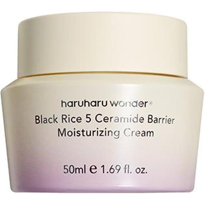 Haruharu Wonder Black Rice 5 Ceramide Barrièrecrème - Dagelijkse Koreanse Huidverzorging voor een Kalmerende & Langdurige Hydratatie, 50 ml