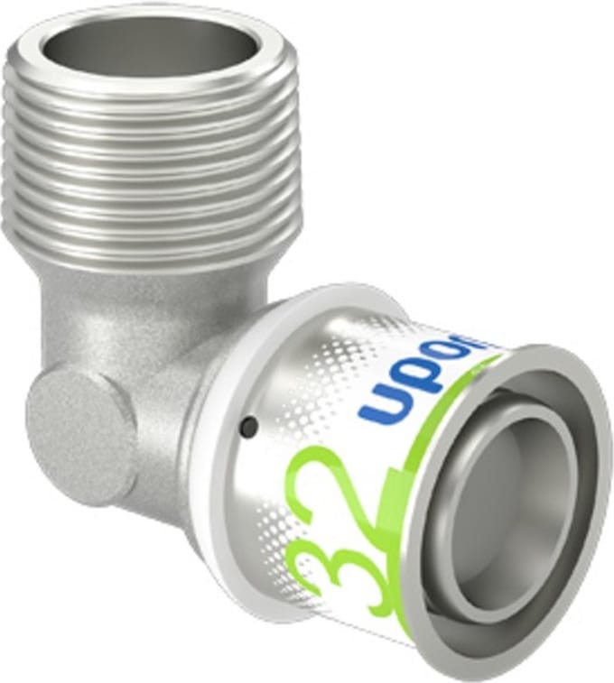 Uponor S-Press Plus knie - 1 buitendraad x 32 mm pers