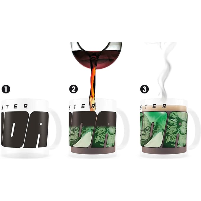 Star Wars Yoda Thermal Glass Mug