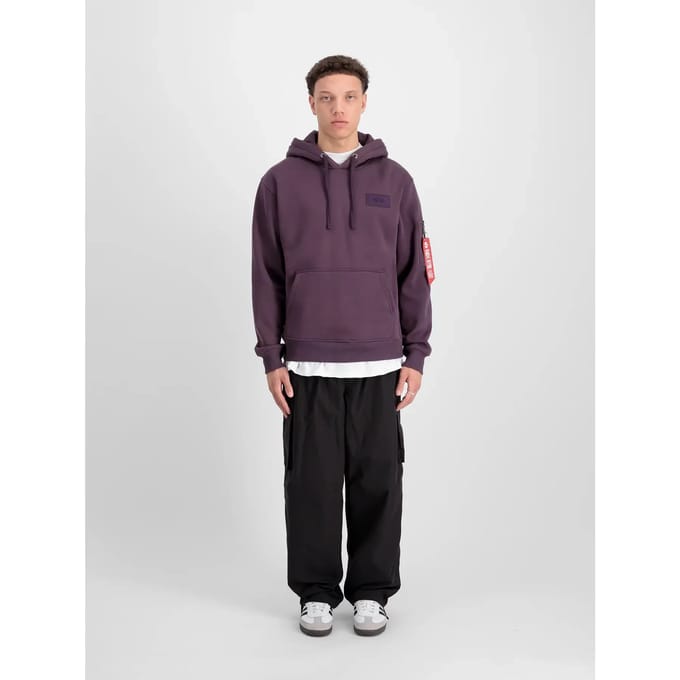 Capuchon sweatshirt met print op de achterkant Alpha Industries