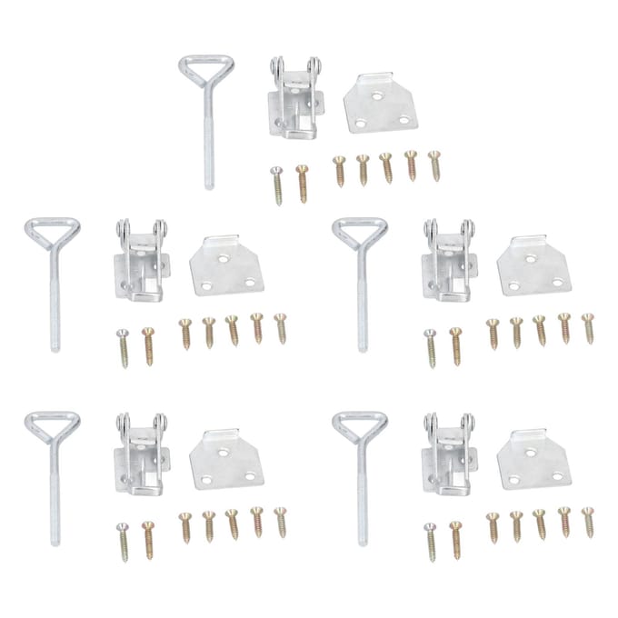 5 Set Bijenkast Sluitingen Verstelbare Bijenkast Vergrendelde Gesp Bijenkast Bodem Connector Bijenteelt white