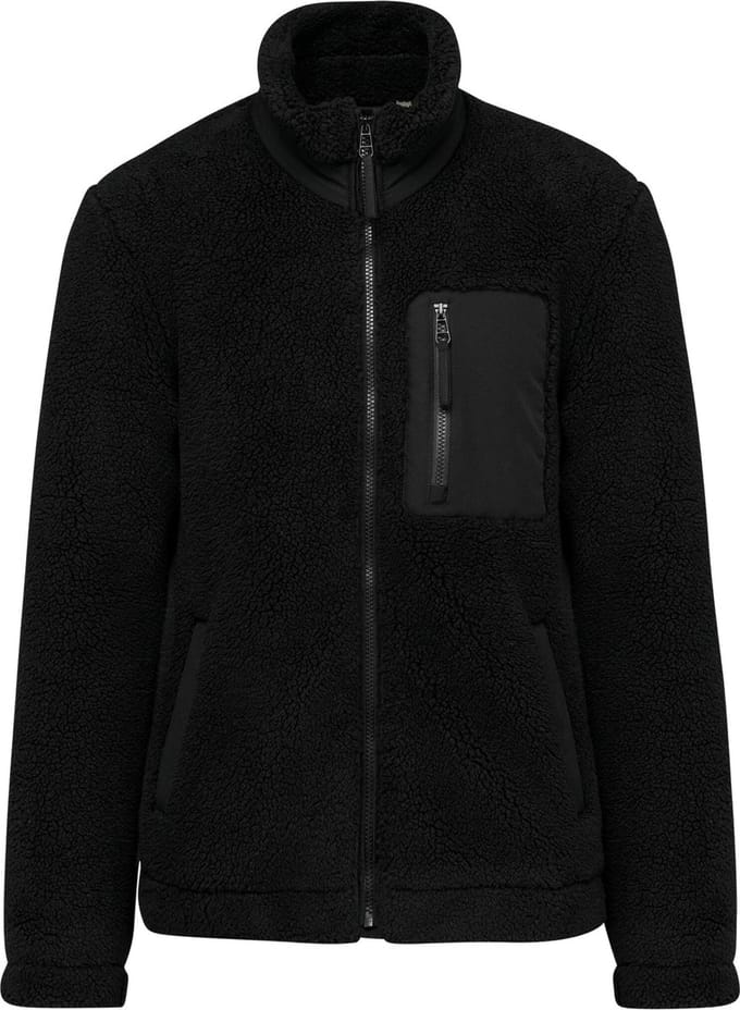 Native Spirit Ecologisch uniseks sherpa jasje NS604 - Black - S