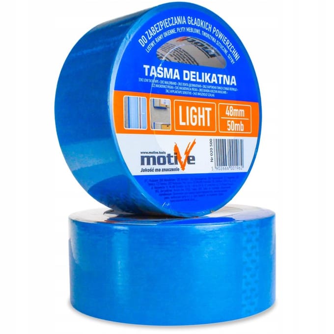 Motive Washi Delicate Schilder Tape 48mm x 50m - Blauw