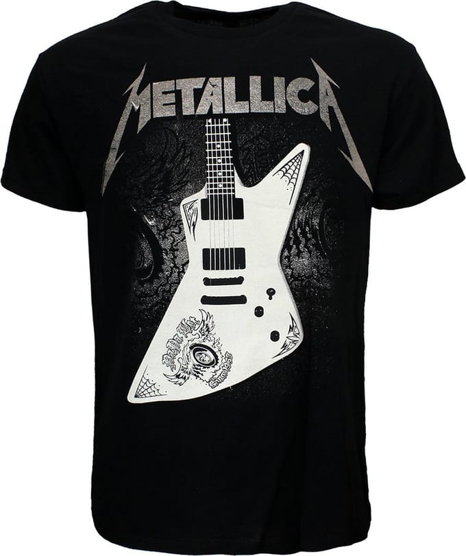 Metallica Papa Het Guitar T-Shirt - Officiële Merchandise - M