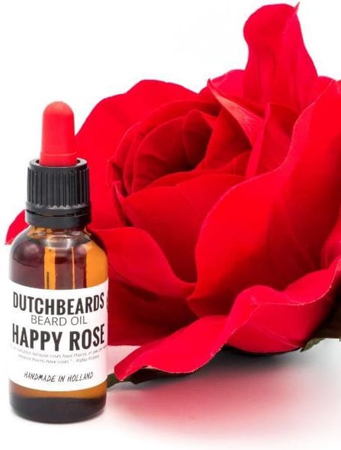 Dutchbeards Baardolie Happy Rose 10 ml