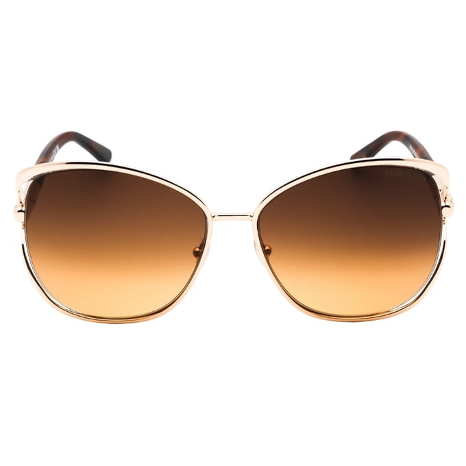 Tom Ford Marta Shiny Rose Gold Zonnebril