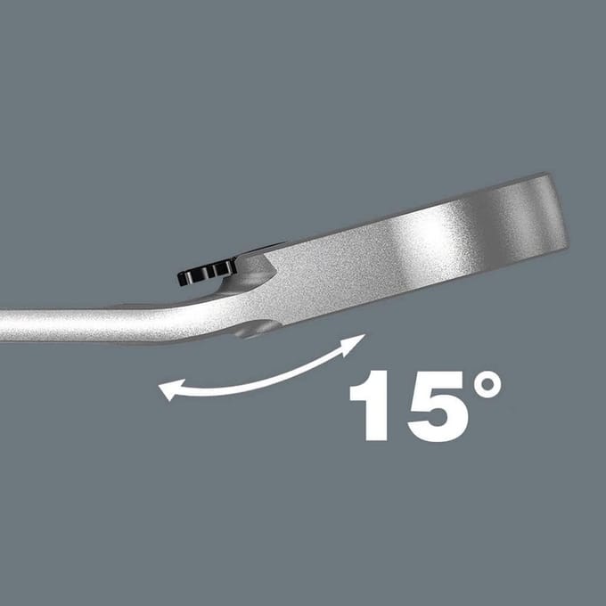 Omschakelbare Ringsteeksleutel met Ratel - 5/16 Inch - Antislip & Houdefunctie