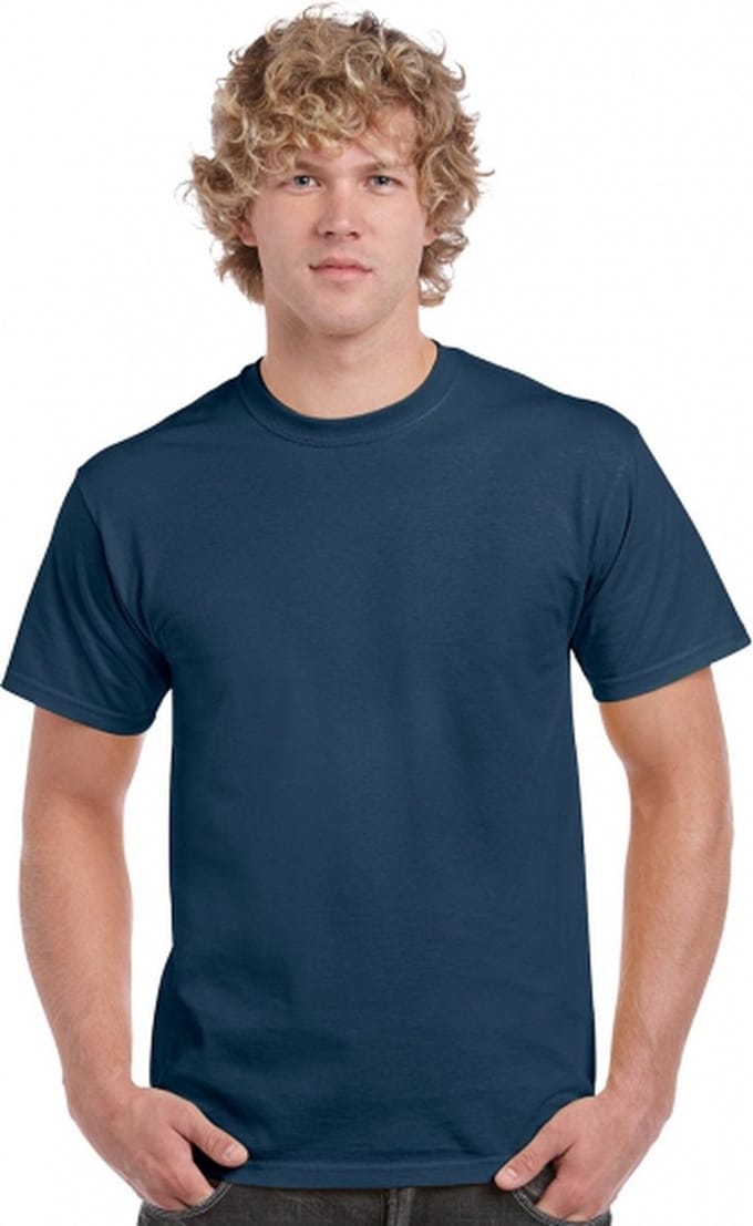 Basic t-shirt - dusk blauw - voor heren - shirts M