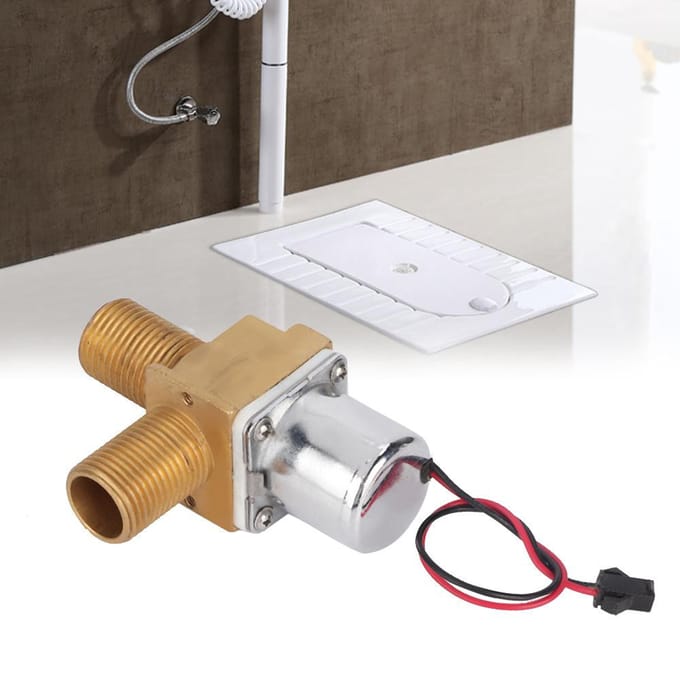 Accessoire d'entretien d'électrovanne 6 V pour capteur d'urinoir de salle de bain (À)