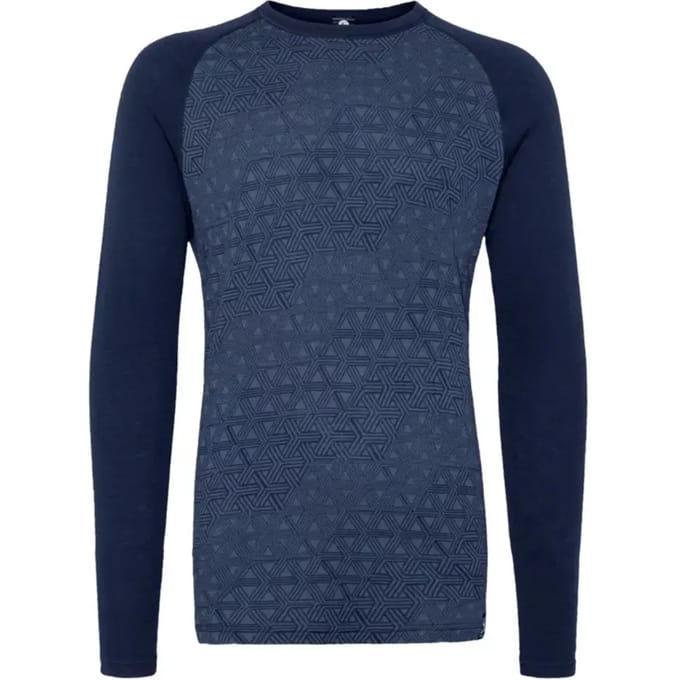 Lange mouwen wollen T-shirt Bula Geo Merino