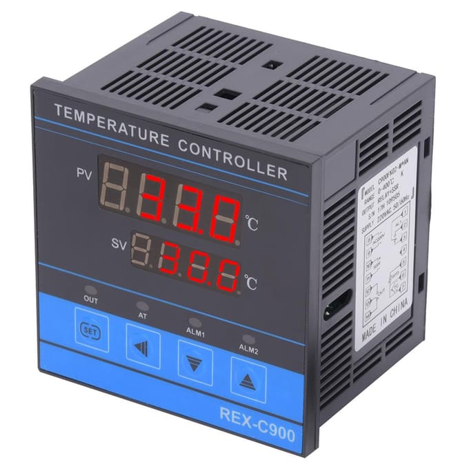 Digitale Temperatuurregelaar Intelligent Hoge Gevoeligheid RELAYSSR Uitgang 0400 celsius gray