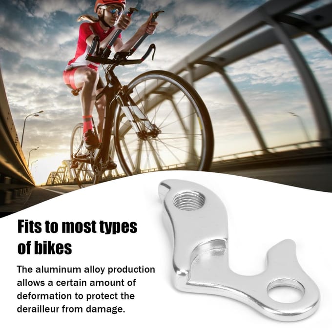 Mountain Road Derailleurhanger Aluminiumlegering Frame Versnellingshaak white