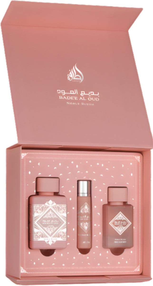 Lattafa Bade'e Al Oud Noble Blush Gift Set - Eau de Parfum