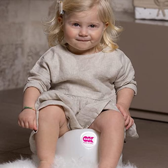 Ergonomisch Toilet Potty voor Kinderen met Verhoogde Rugleuning - Groen