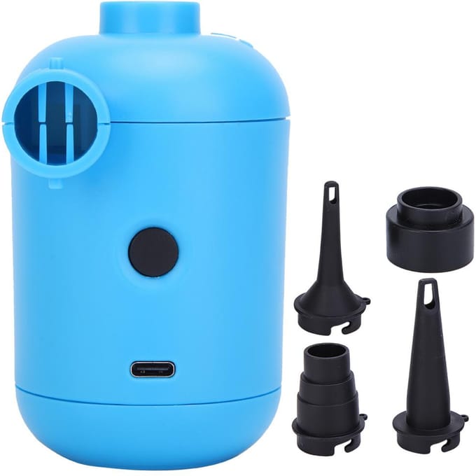 HT?426 USB Elektrische Luchtpomp Universele DC5V Opblazer voor Pneumatische Boot Opblaasbaar Bed Sofa blue