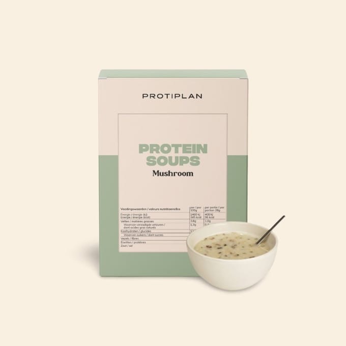 Protiplan - Champignonsoep - 7 x 30,5 g - Eiwitrijk - Gezond afvallen