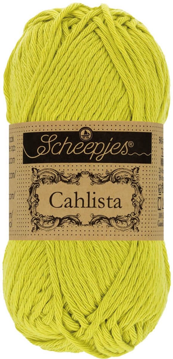 Scheepjes Cahlista Green Yellow (245)