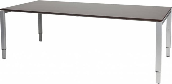 Vergadertafel Domino - 220x100 logan - alu frame