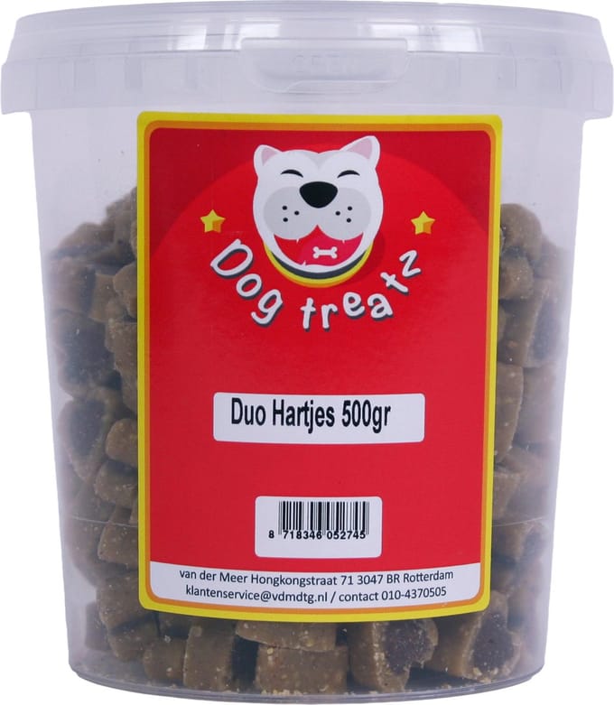Dog Treatz - Duo Hartjes Hondensnack