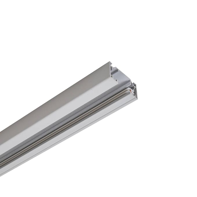 Lindby Linaro stroomrail, 50 cm, wit, 1-fase railsysteem