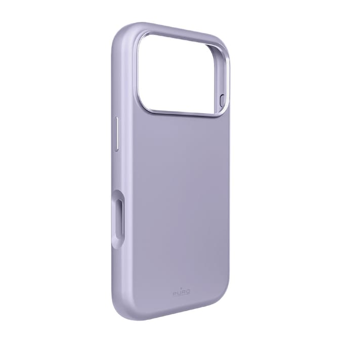 Puro Icon Mag Pro Liquid Silicone Case for iPhone 17 Pro Max MagSafe Compatible with Camera Protection and Aluminum Buttons - Pink