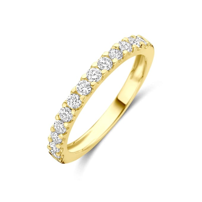 14K Geelgouden Ring Lab Grown Diamant 0.50ct H SI – 4035088
