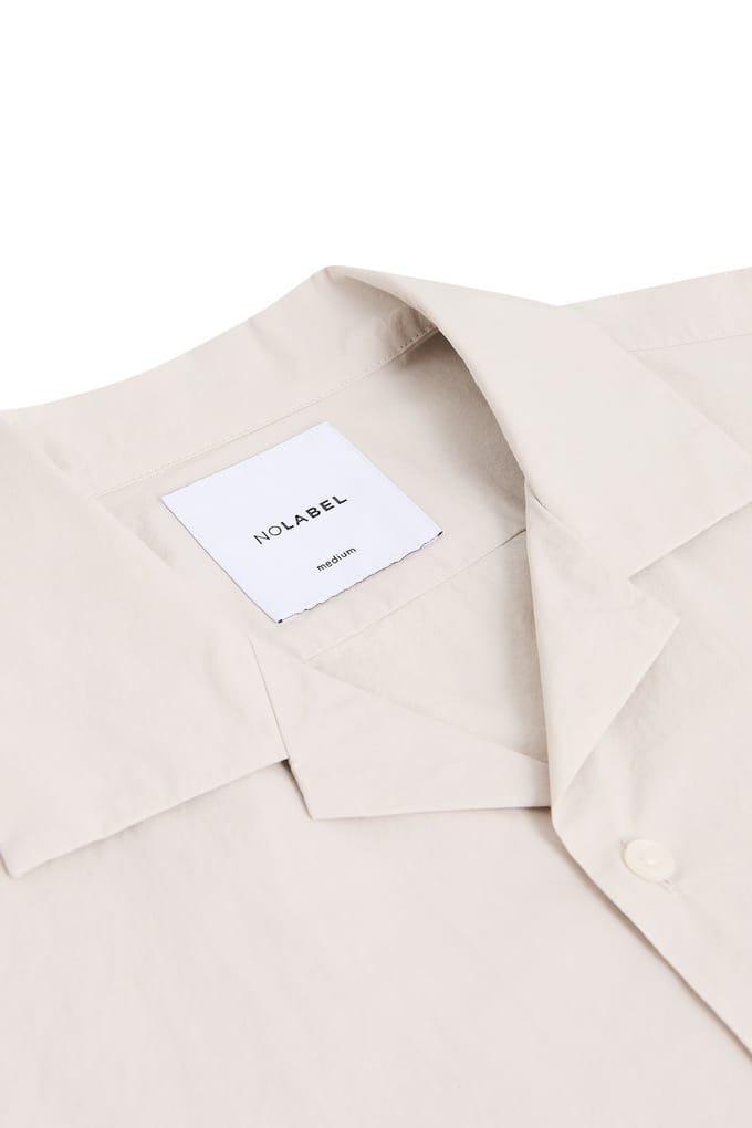 No Label Havana Cotton Beige Größe: M | Casual hemden Outlet | Herren | Braun