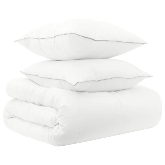 vidaXL - Deken - Set - 3 - st - 155 - x - 220 - cm - Alle - seizoenen - Bamboe - Wit