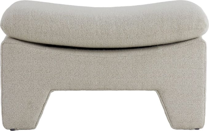 Light & Living Poef Dasha - Beige - 80x40x48,5cm - Modern