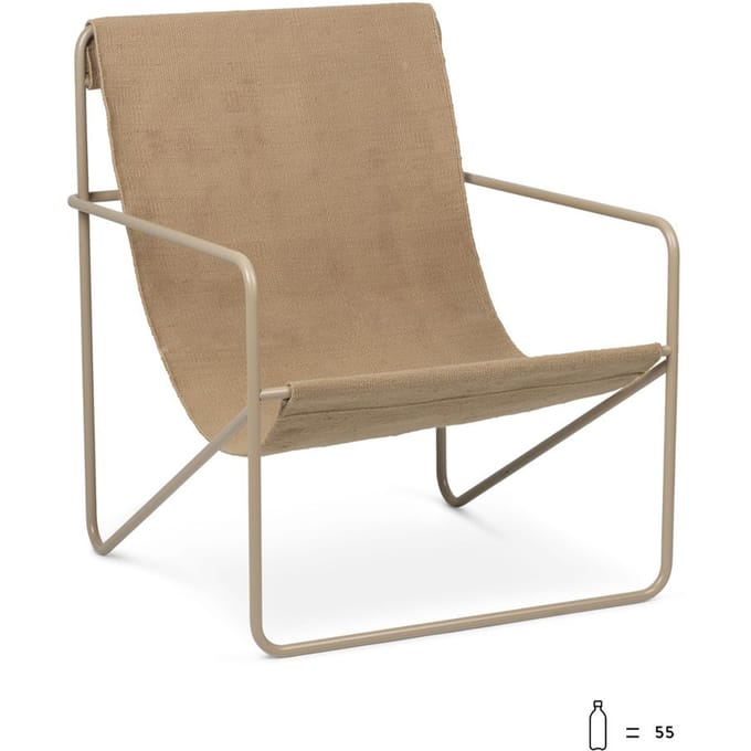 Ferm Living Desert Stoel - Solid - cashmere