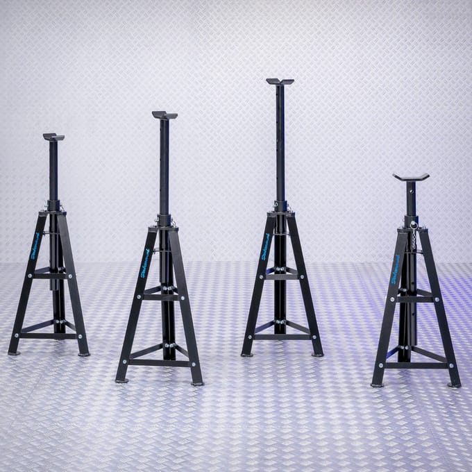 Datona® Assteunen hoog 6 ton set - 4 stuks - maximale hoogte 120 cm