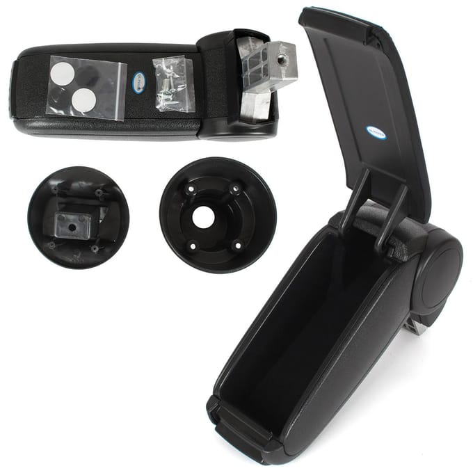MINI R52 - Armsteun Set - Zwart - Kunstleer - Inclusief Montagekit
