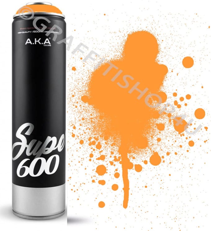 AKA Spuitbus 600ml Hoge Druk MICHELANGELO Orange